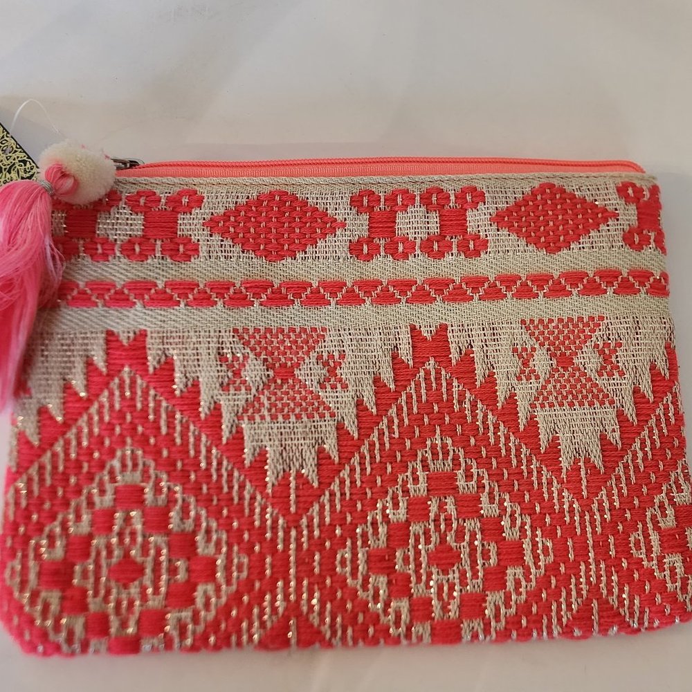 Beautiful Easy size pouch, hand bag, clutch, makeup bag